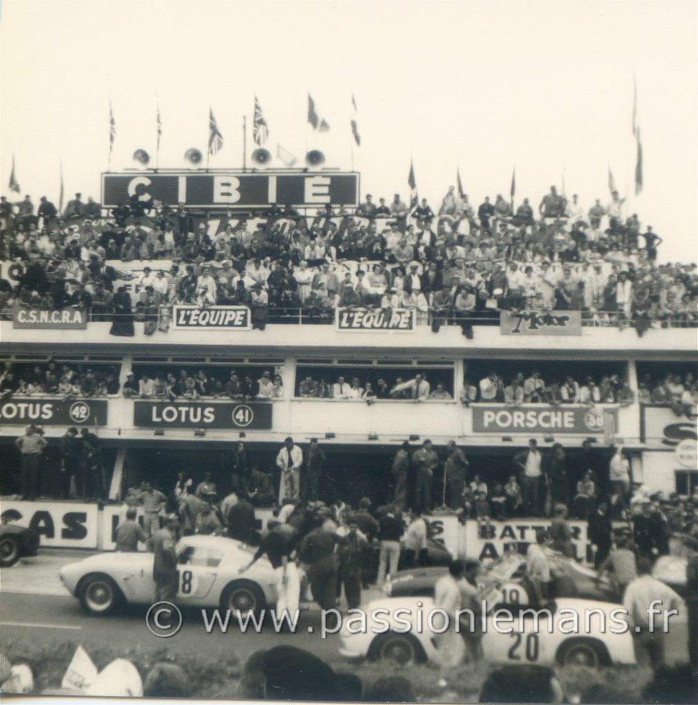 24h du mans 1960 stands