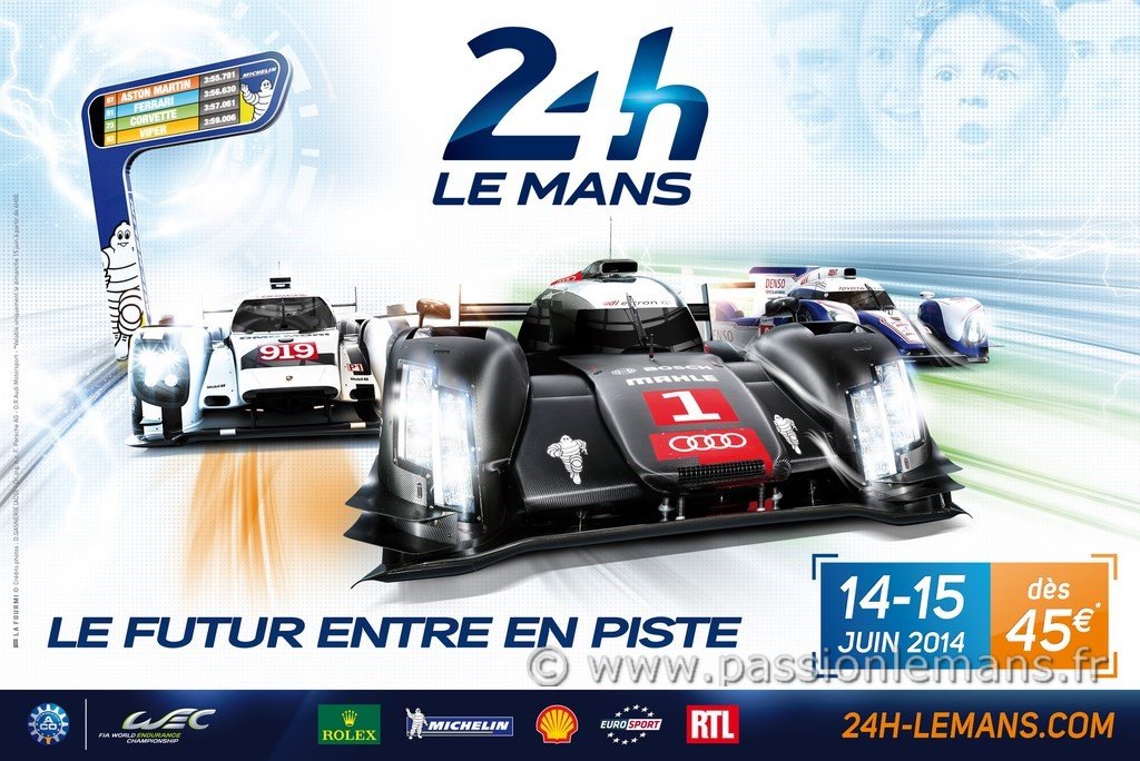 affiche 24h du mans 2014