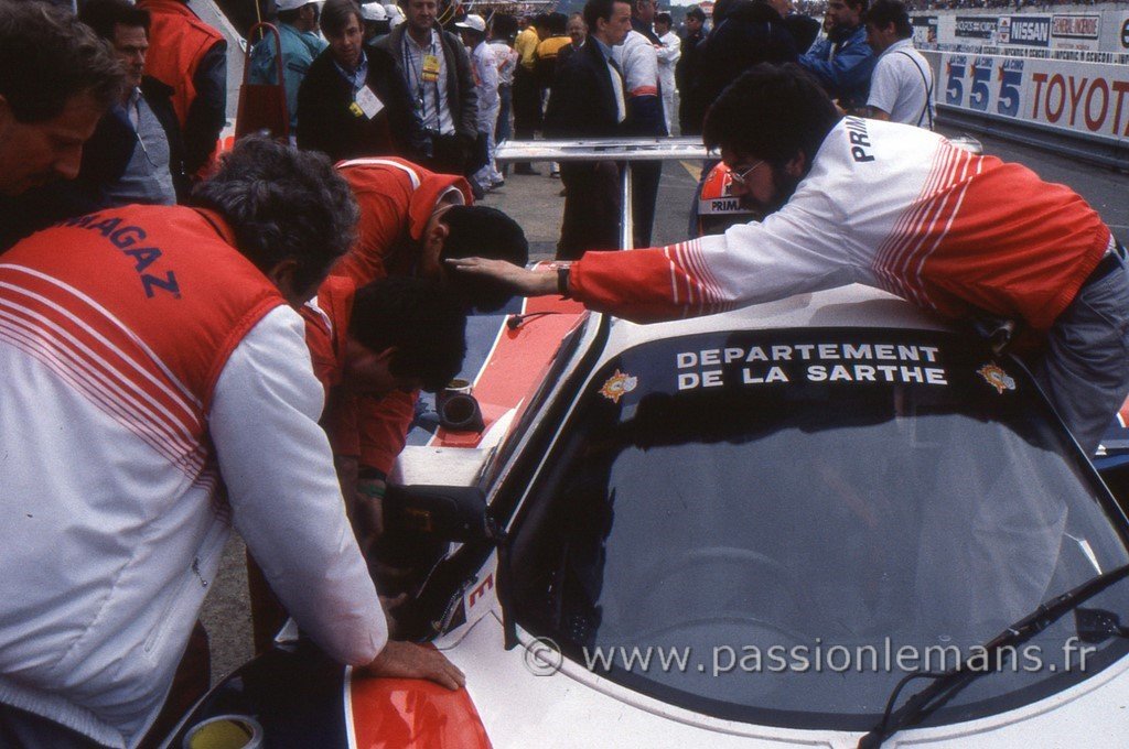 24h du mans 1986 Cougar N°13