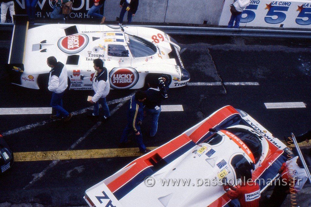 24h du mans 1986 Cougar N°13