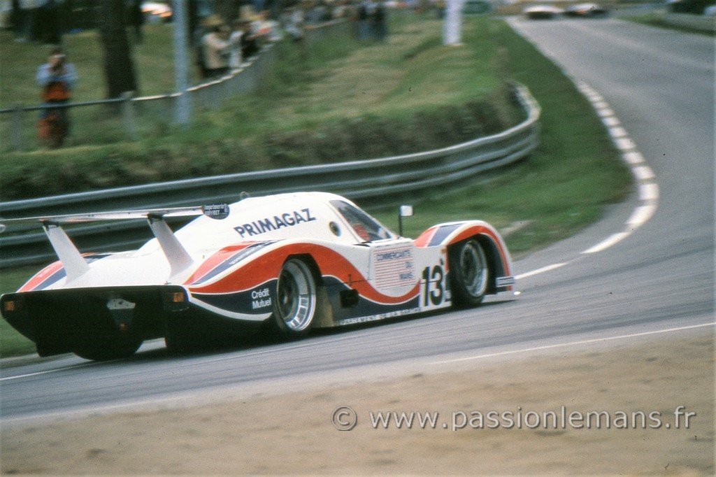 24h du mans 1986 Cougar N°13