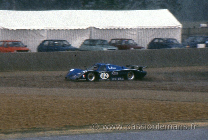 24h du Mans 1989 cougar 12