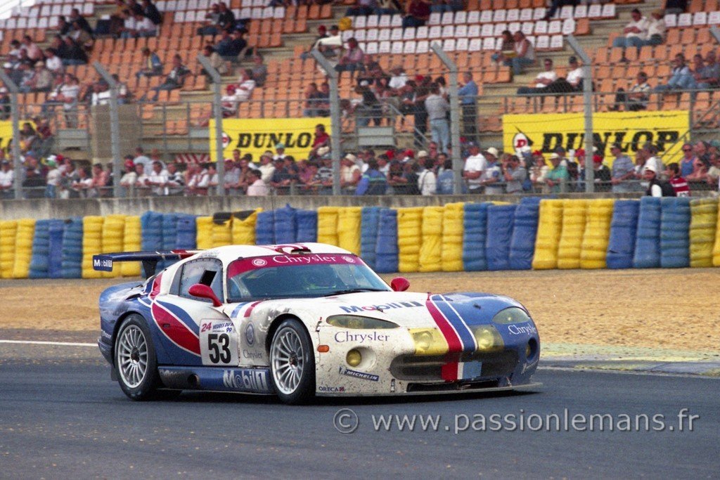 24h du mans 1999 Chrysler Viper N°53