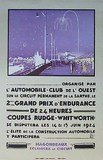 affiche 24h du mans 1924