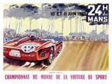 affiche 24h du mans 1961