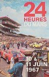 affiche 24h du mans 1967