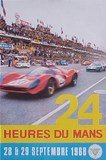 affiche 24h du mans 1968