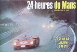 affiche 24h du mans 1971