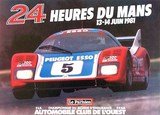 affiche 24h du mans 1981