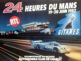 affiche 24h du mans 1982