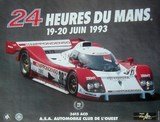 affiche 24h du mans 1993