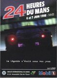 affiche 24h du mans 1998