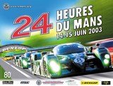 affiche 24h du mans 2003