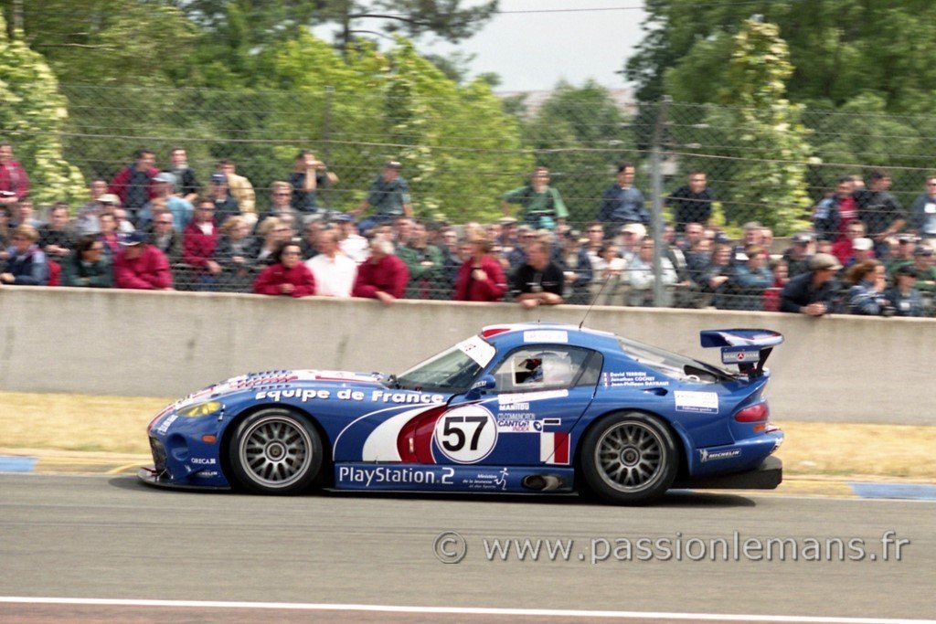 24h du mans 2001 Chrysler Viper N°57