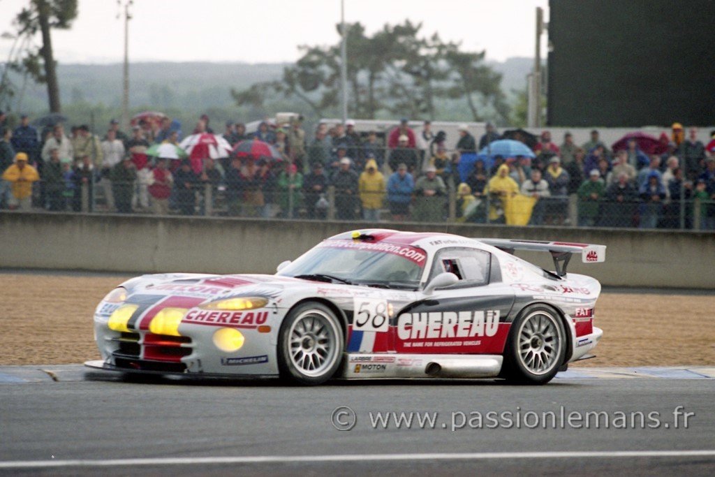24h du mans 2001 Chrysler Viper GTS-R N°58